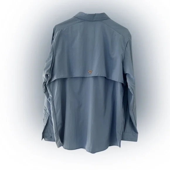 Columbia Blue Button Down Shirt for Women*XL* - Picture 10 of 10